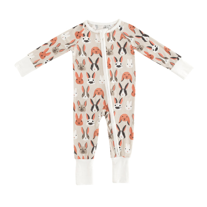 Bunny Crew (Convertible Zip Footies)
