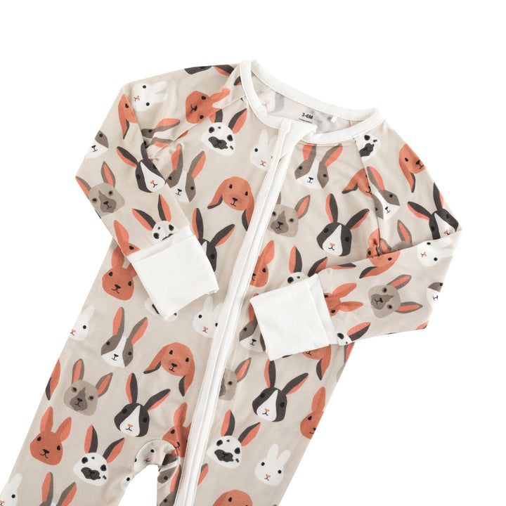 Bunny Crew (Convertible Zip Footies)