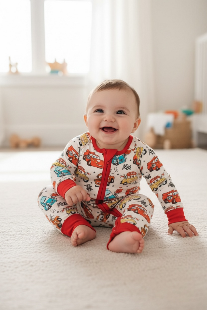 Beep Beep, Valentine (Convertible Zip Footies)