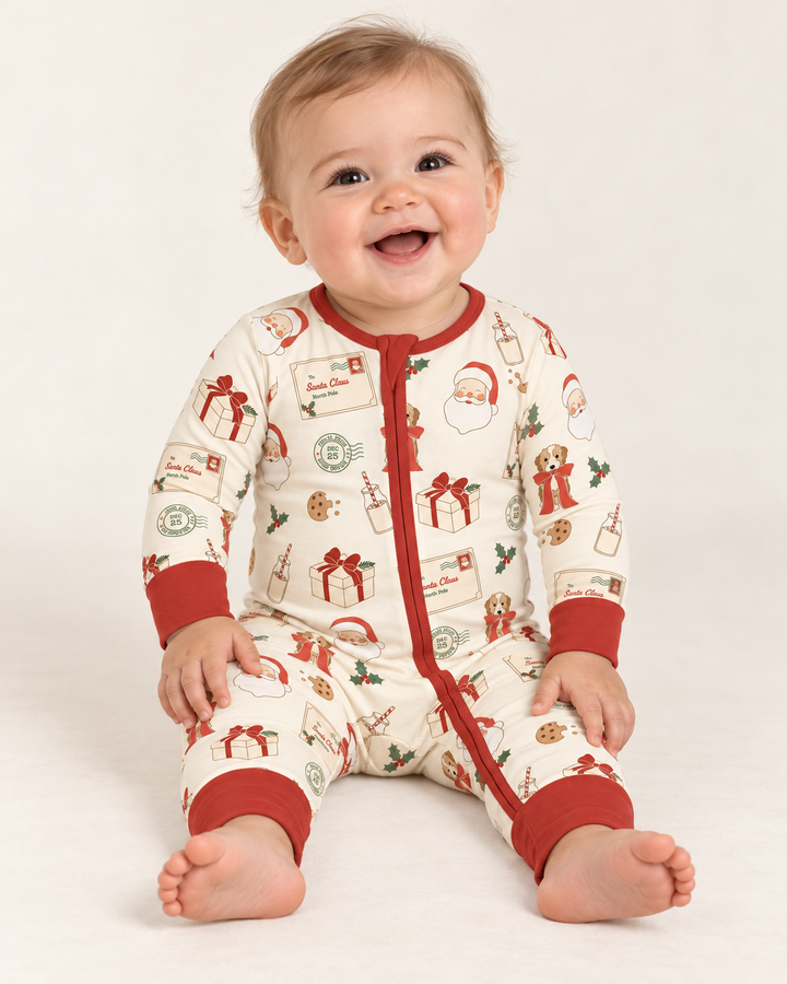 Letters to Santa (Convertible Zip Footies)