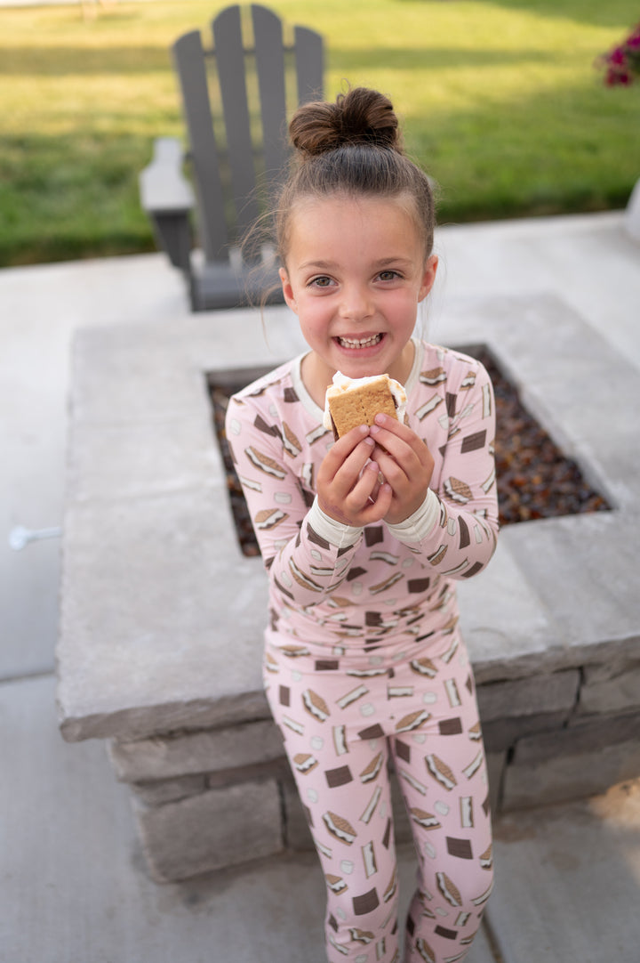 S'more to Love (Long Sleeve PJ) - Pink