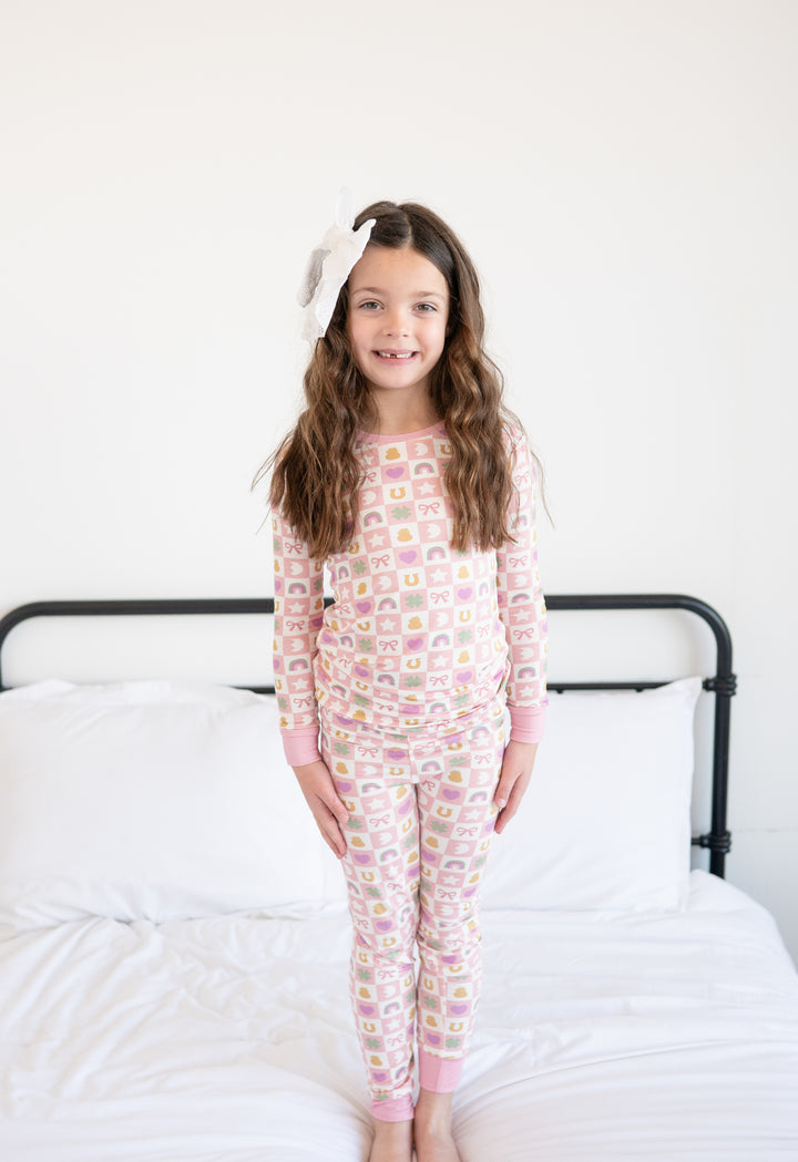 Lucky Charms (Long Sleeve PJ) - Pink