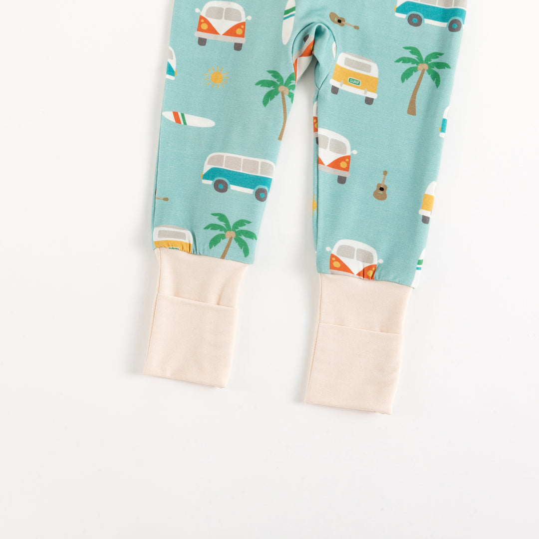 Coastal Cruising (Convertible Zip Footies)