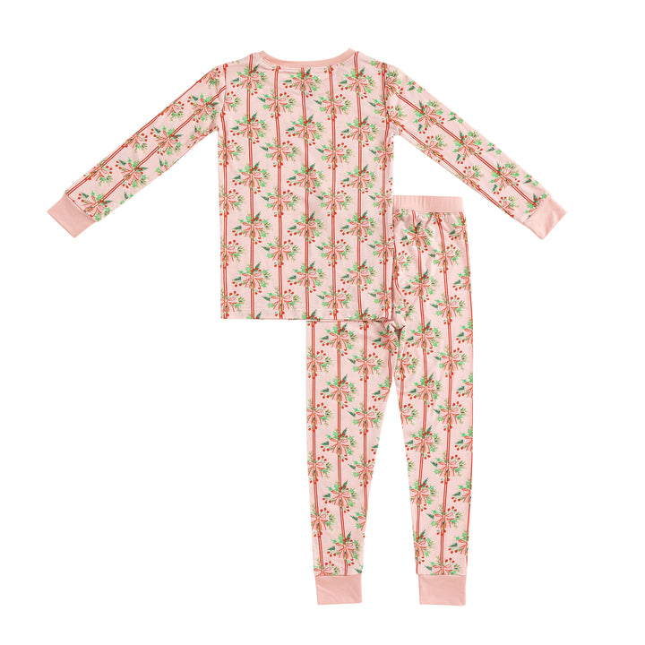 Ribbon & Holly (Long Sleeve PJ)