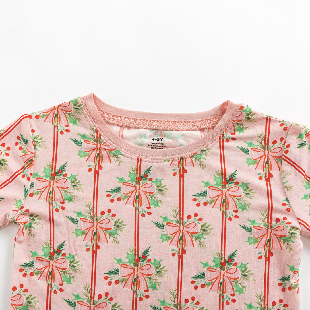 Ribbon & Holly (Long Sleeve PJ)