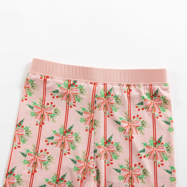 Ribbon & Holly (Long Sleeve PJ)