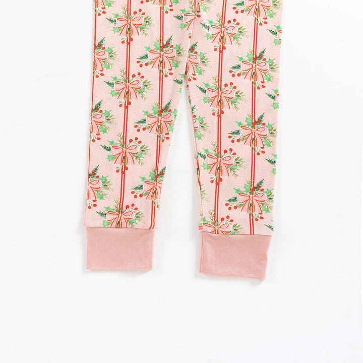 Ribbon & Holly (Long Sleeve PJ)