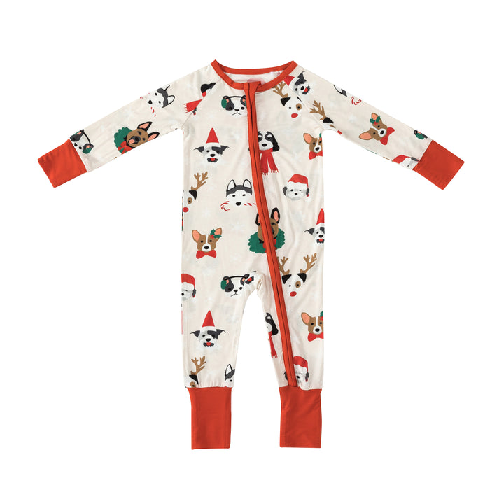 PREORDER - Bark The Halls (Convertible Zip Footies)