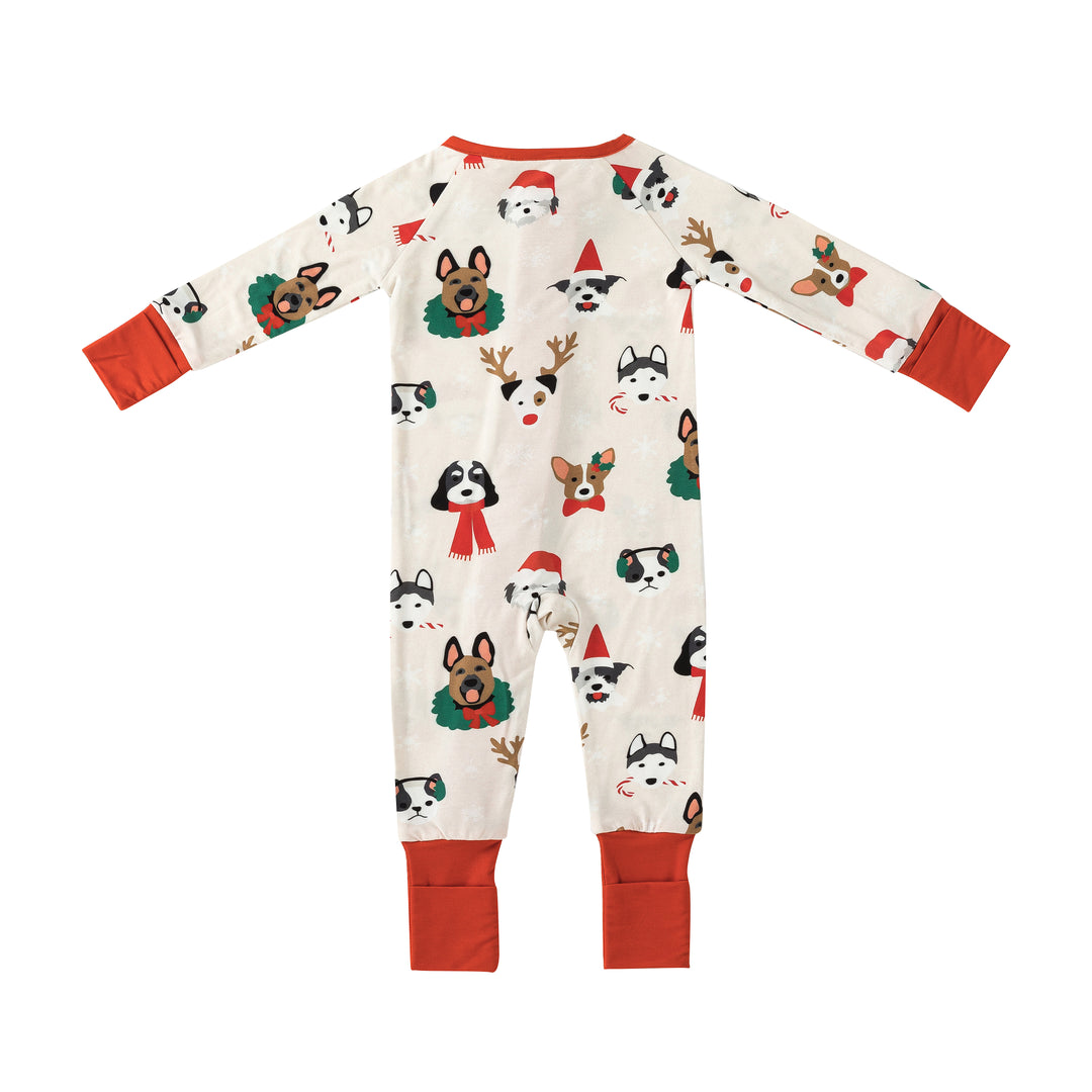 PREORDER - Bark The Halls (Convertible Zip Footies)