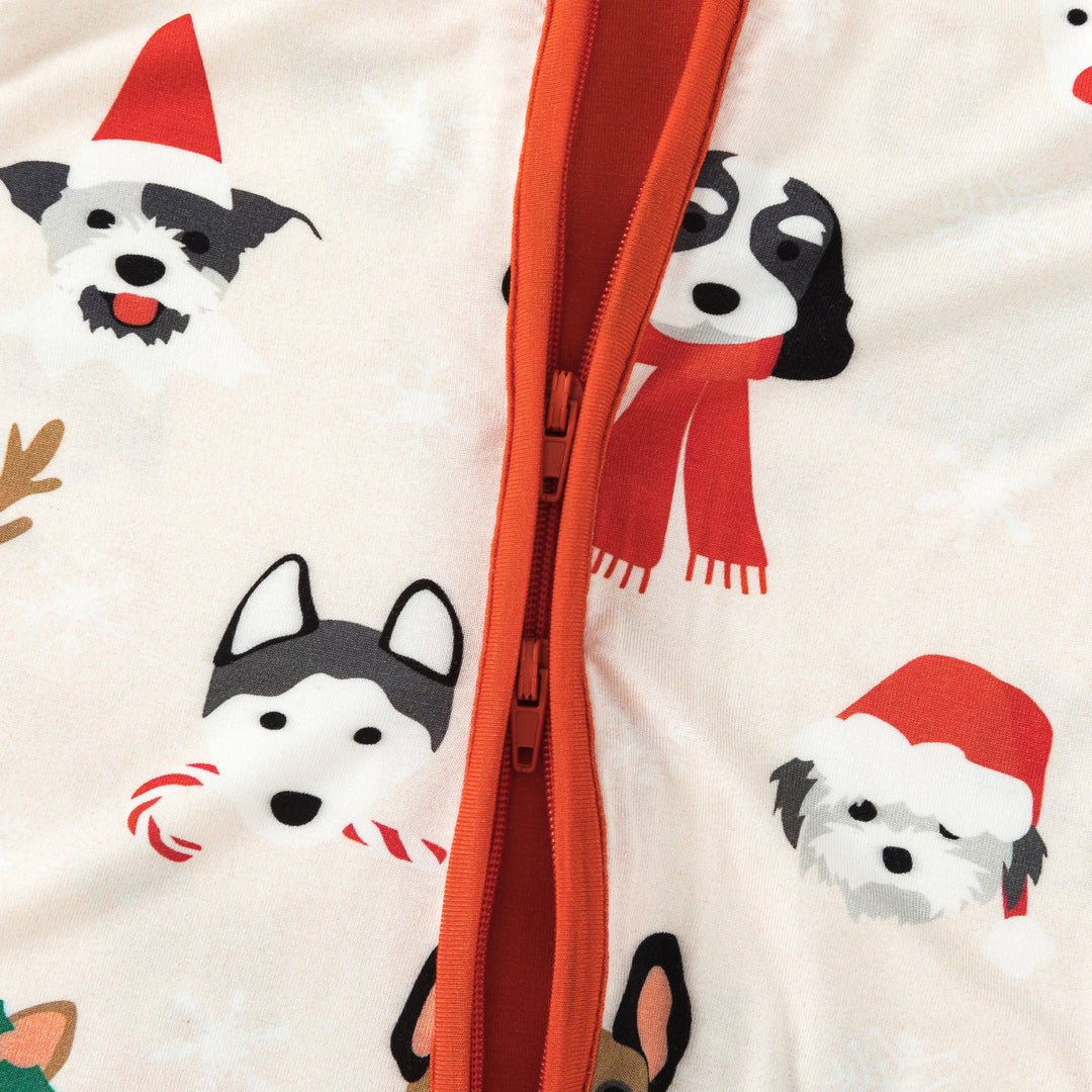 PREORDER - Bark The Halls (Convertible Zip Footies)