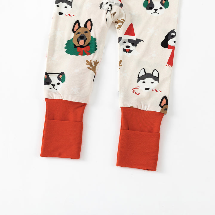 PREORDER - Bark The Halls (Convertible Zip Footies)