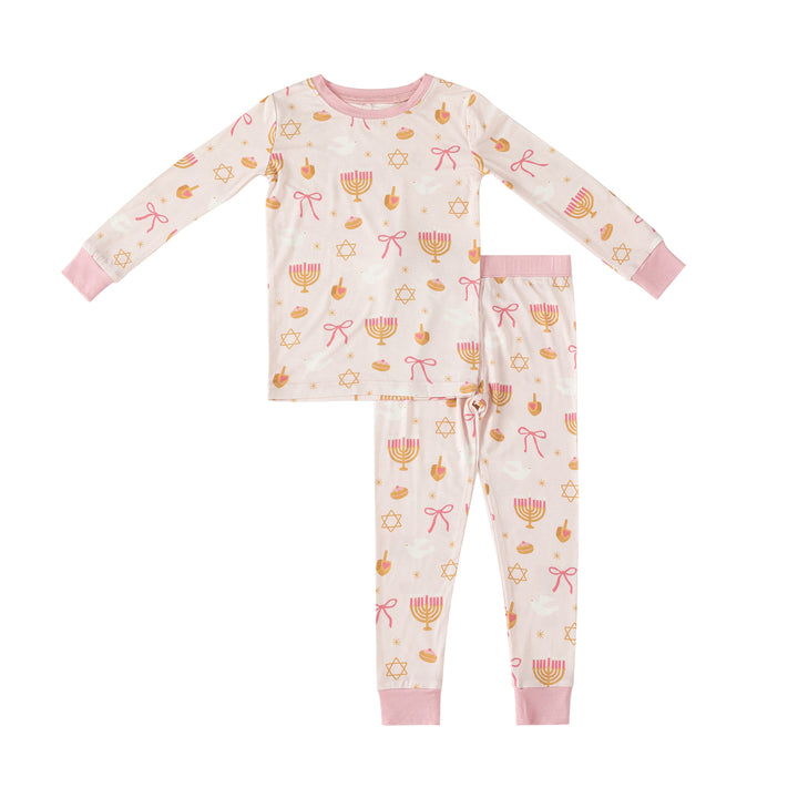 PREORDER - Pretty In Hanukkah (Women's Long Sleeve PJ)