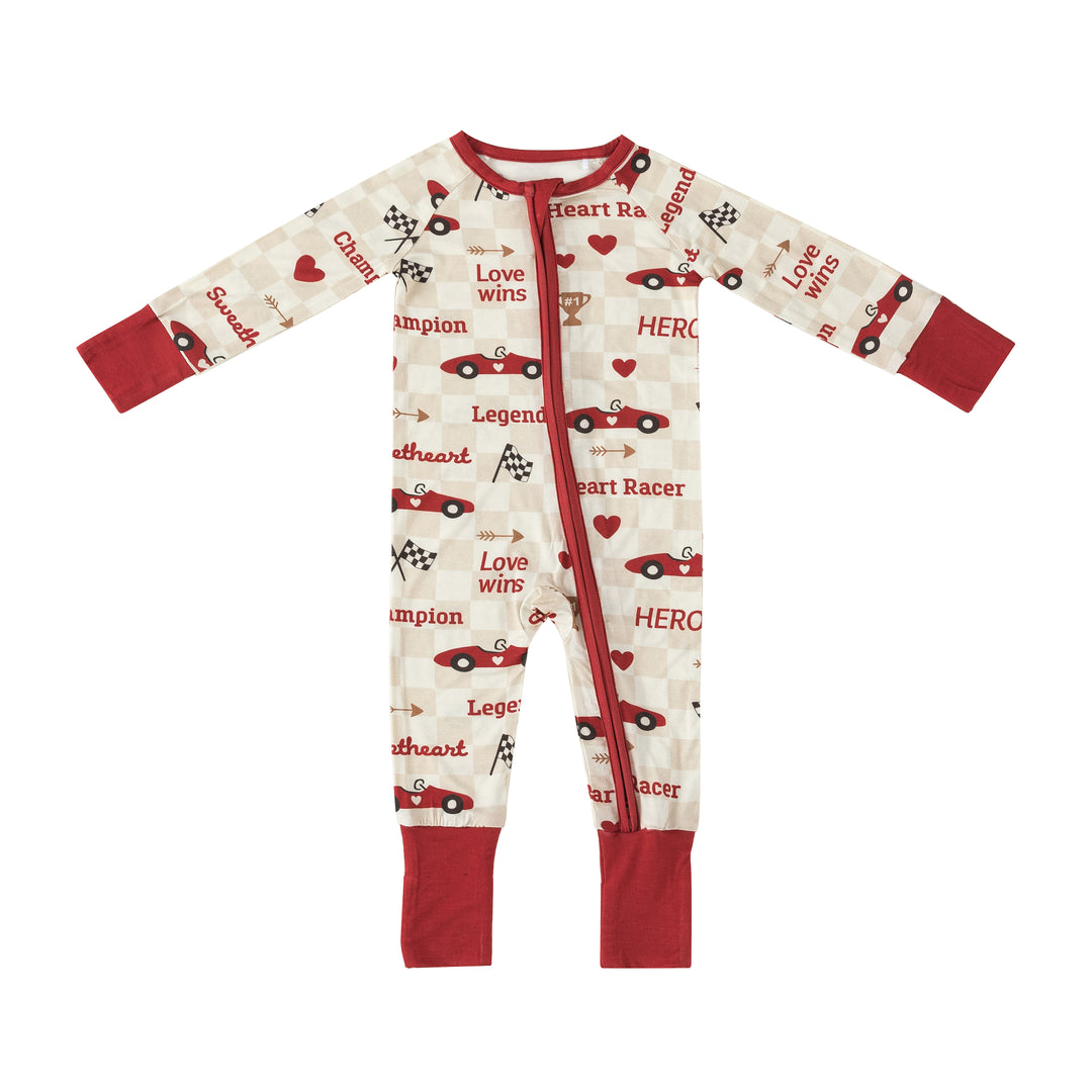 Heart Racer (Convertible Zip Footies)