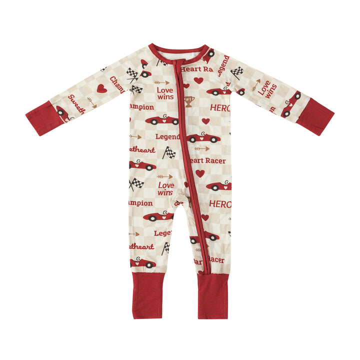 Heart Racer (Convertible Zip Footies)
