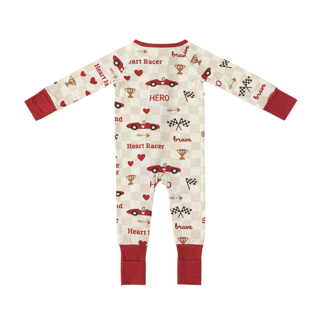 Heart Racer (Convertible Zip Footies)