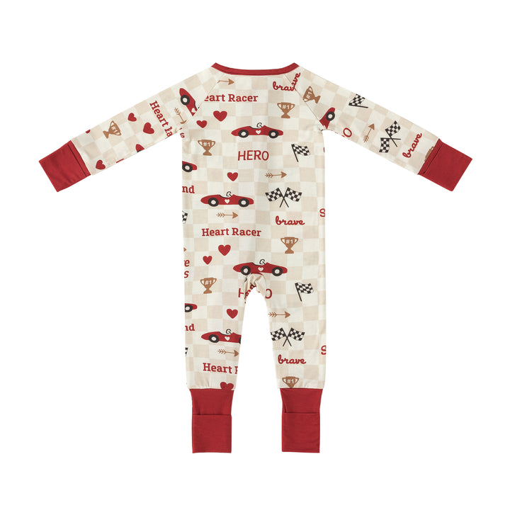 Heart Racer (Convertible Zip Footies)