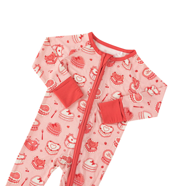 Sweetheart Cakes (Convertible Zip Footies)