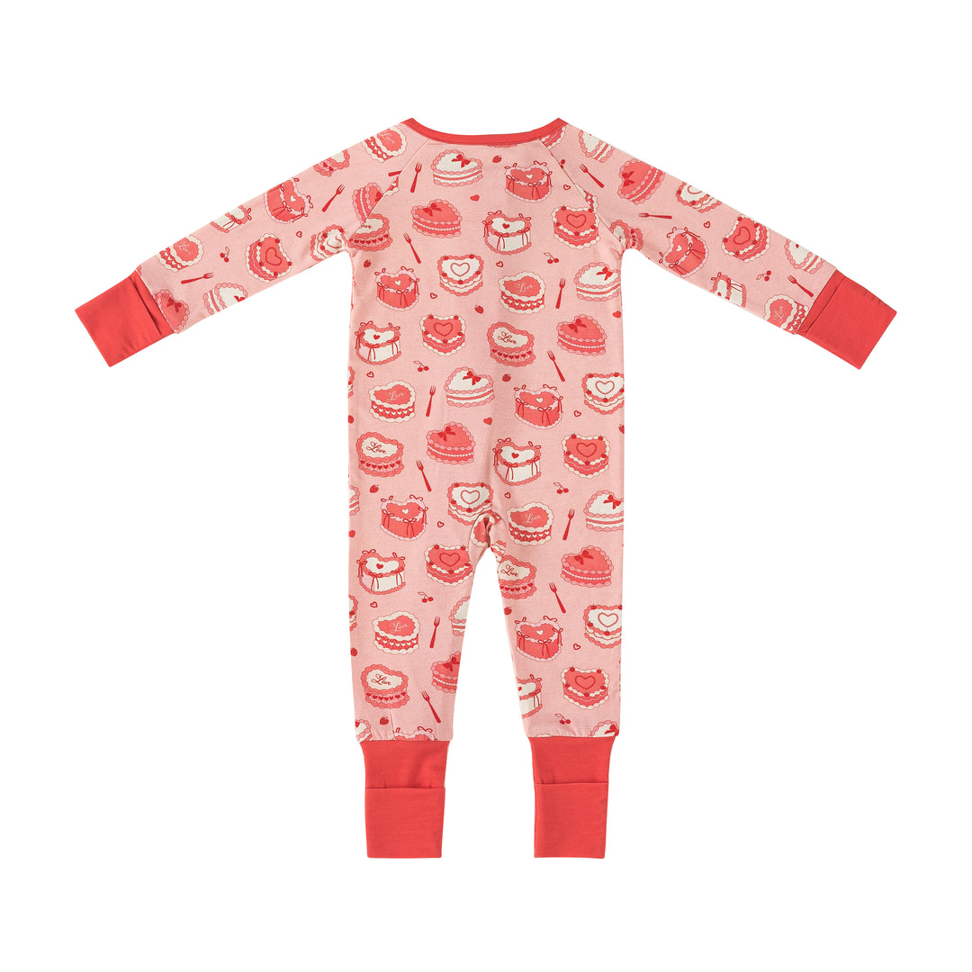 Sweetheart Cakes (Convertible Zip Footies)