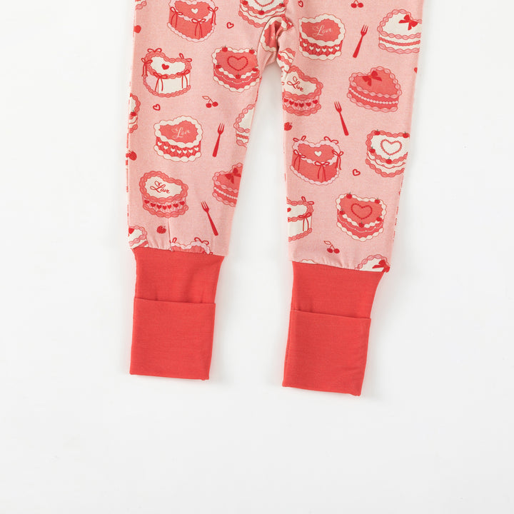 Sweetheart Cakes (Convertible Zip Footies)