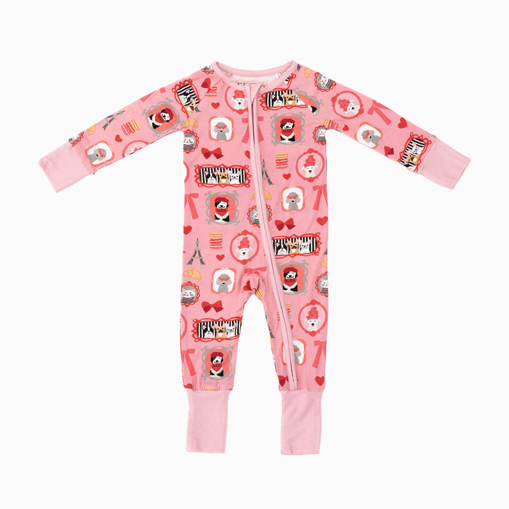 Bonjour, Paris (Convertible Zip Footies)