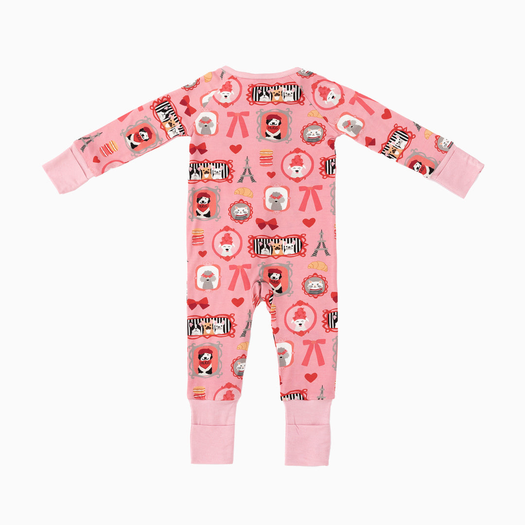 Bonjour, Paris (Convertible Zip Footies)