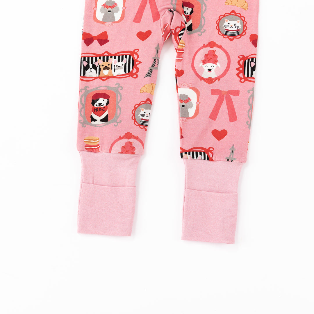Bonjour, Paris (Convertible Zip Footies)