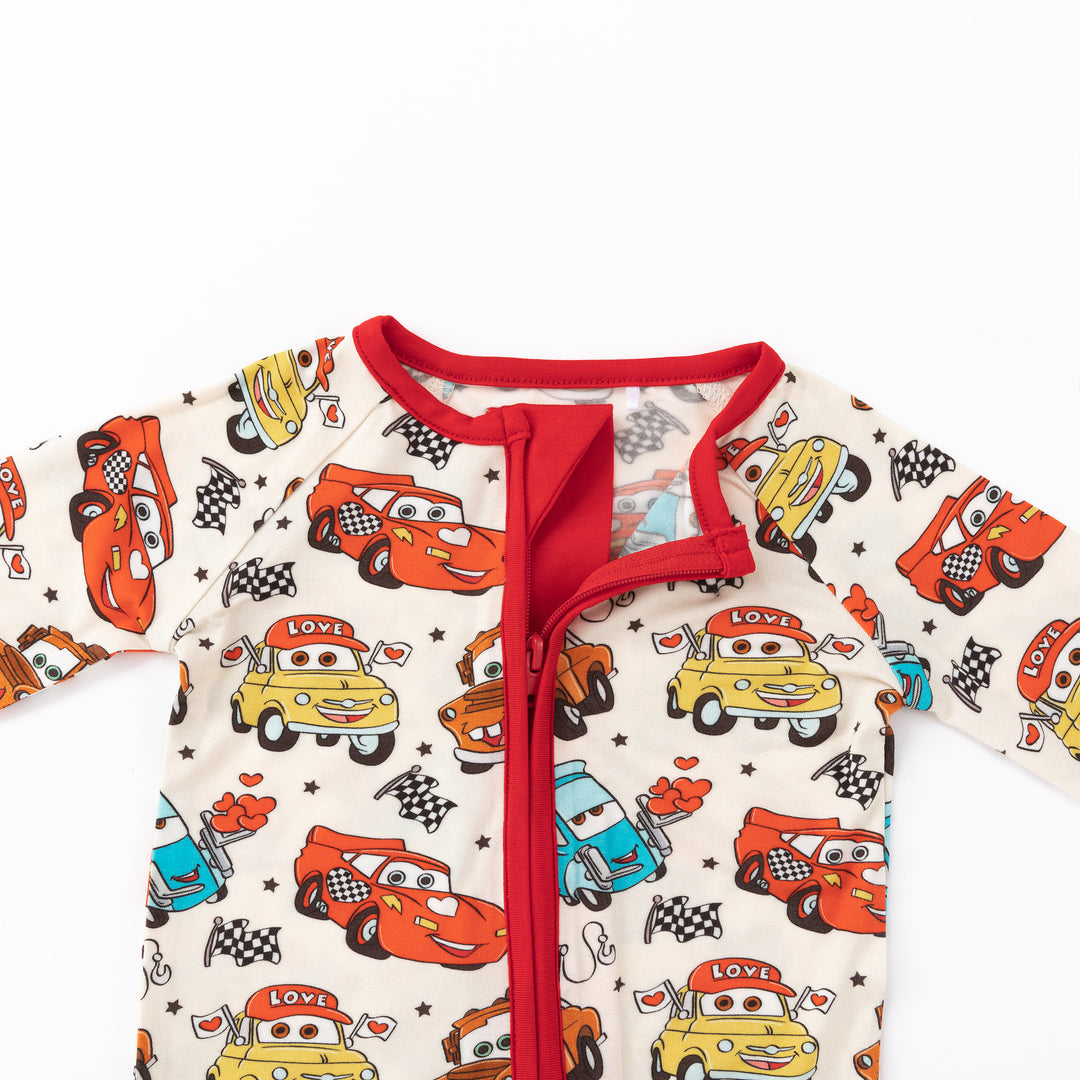 Beep Beep, Valentine (Convertible Zip Footies)