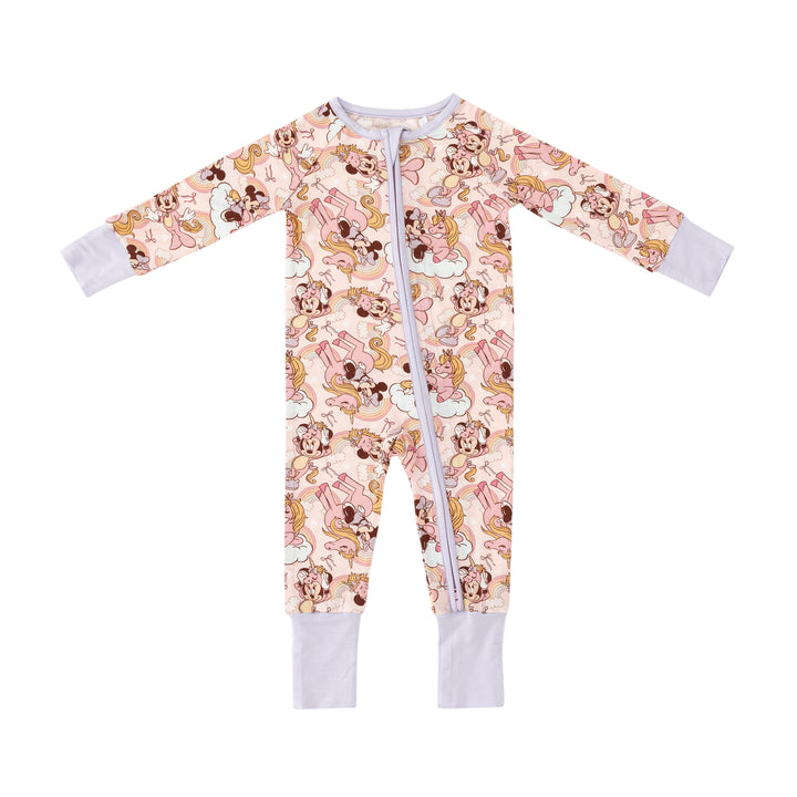 Unicorns & Rainbows (Convertible Zip Footies)
