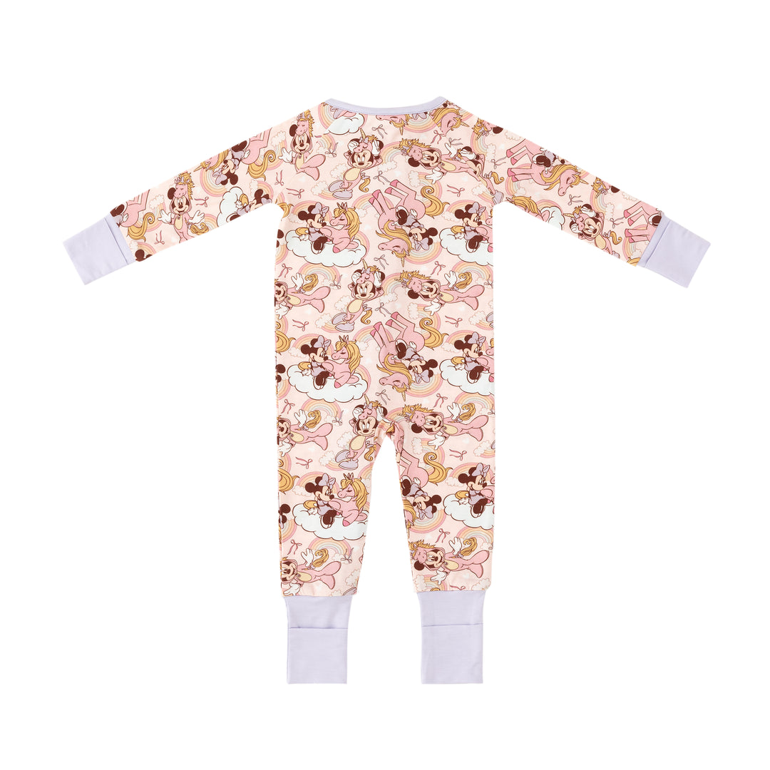 Unicorns & Rainbows (Convertible Zip Footies)