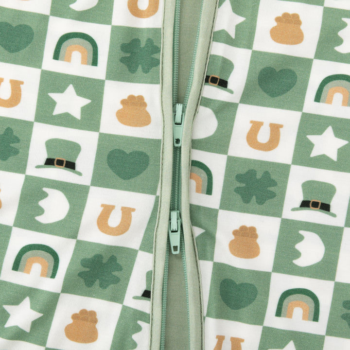 Lucky Charms (Convertible Zip Footies) - Green