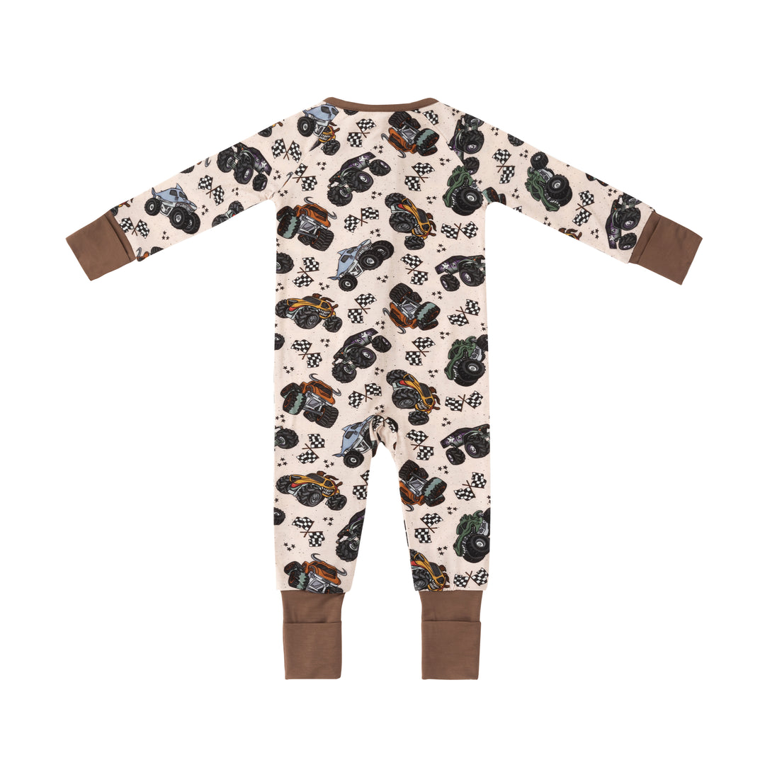 Monster Truck Rally (Convertible Zip Footies)