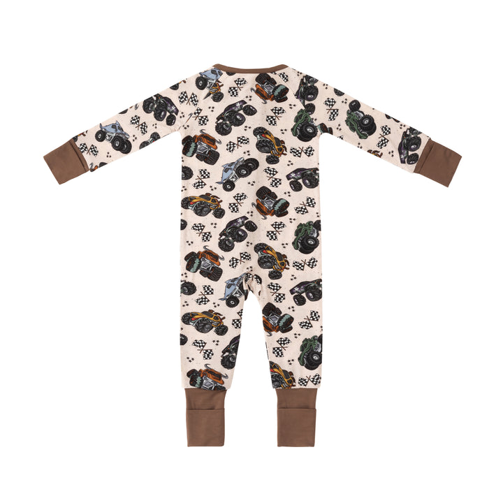 Monster Truck Rally (Convertible Zip Footies)