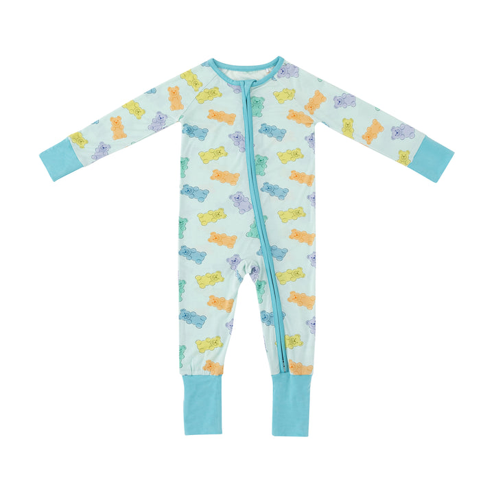 Gummy Bears (Convertible Zip Footies) - Blue