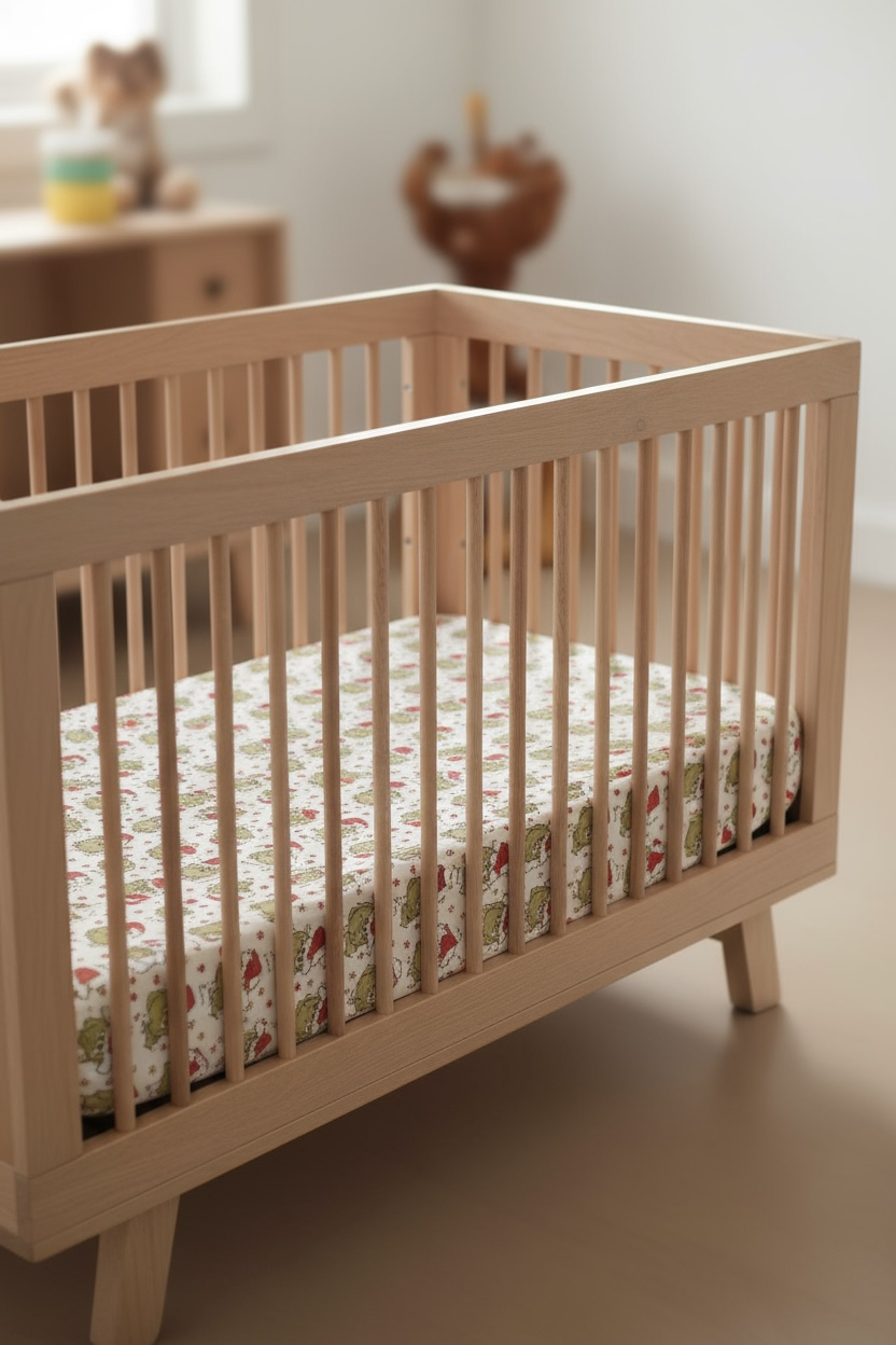 PREORDER - Grinchy Cheer (Crib Sheet)