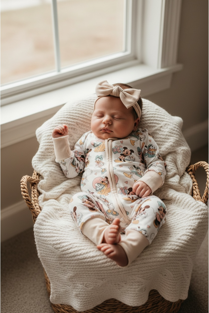 Forever & Always (Convertible Zip Footies)