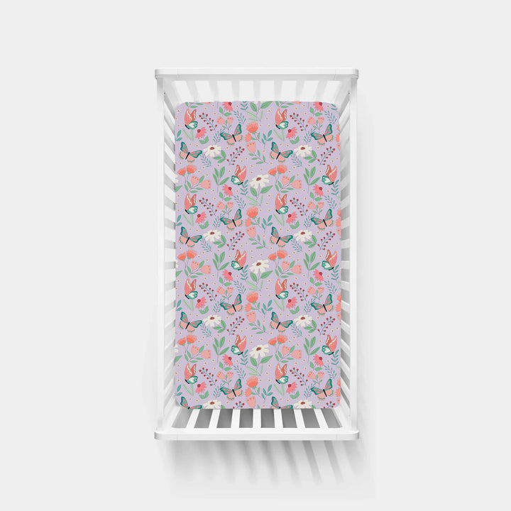 Blooming Love (Crib Sheet)
