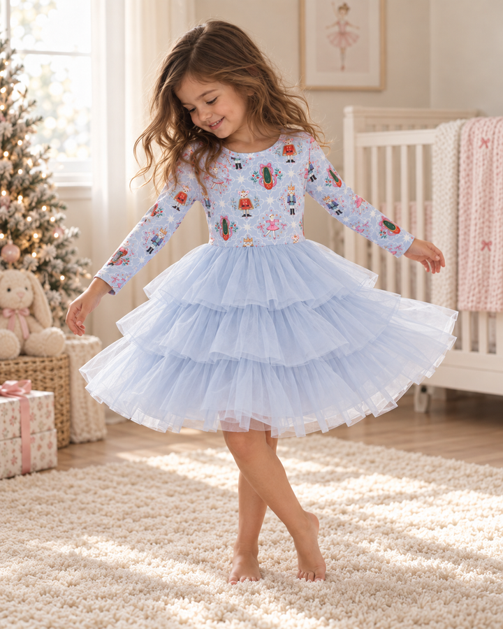 Sugar Plum Dreams (Long Sleeve Tutu Dress)