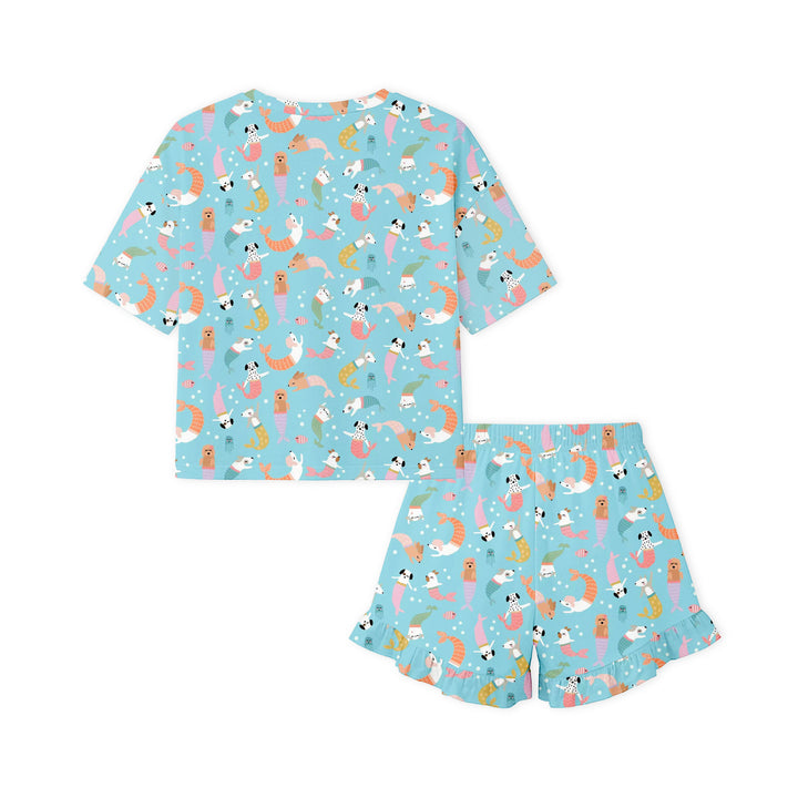 MerDogs (Women’s Ruffle Short PJ Set)