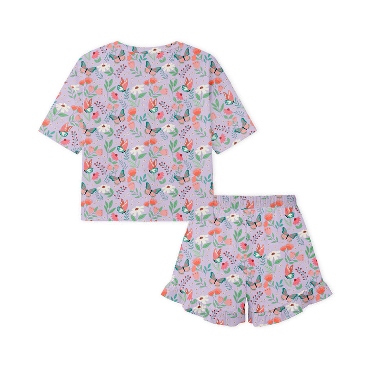 Blooming Love (Women’s Ruffle Short PJ Set)