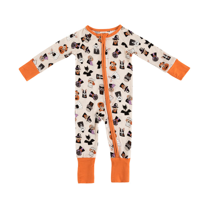 PREORDER - Bark & Treat (Convertible Zip Footies)