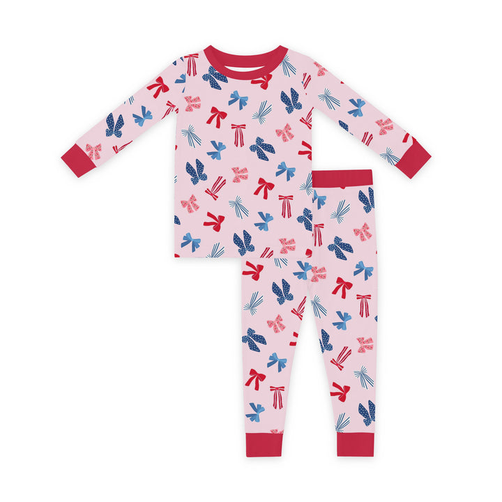 Americana Bows (Long Sleeve PJ)