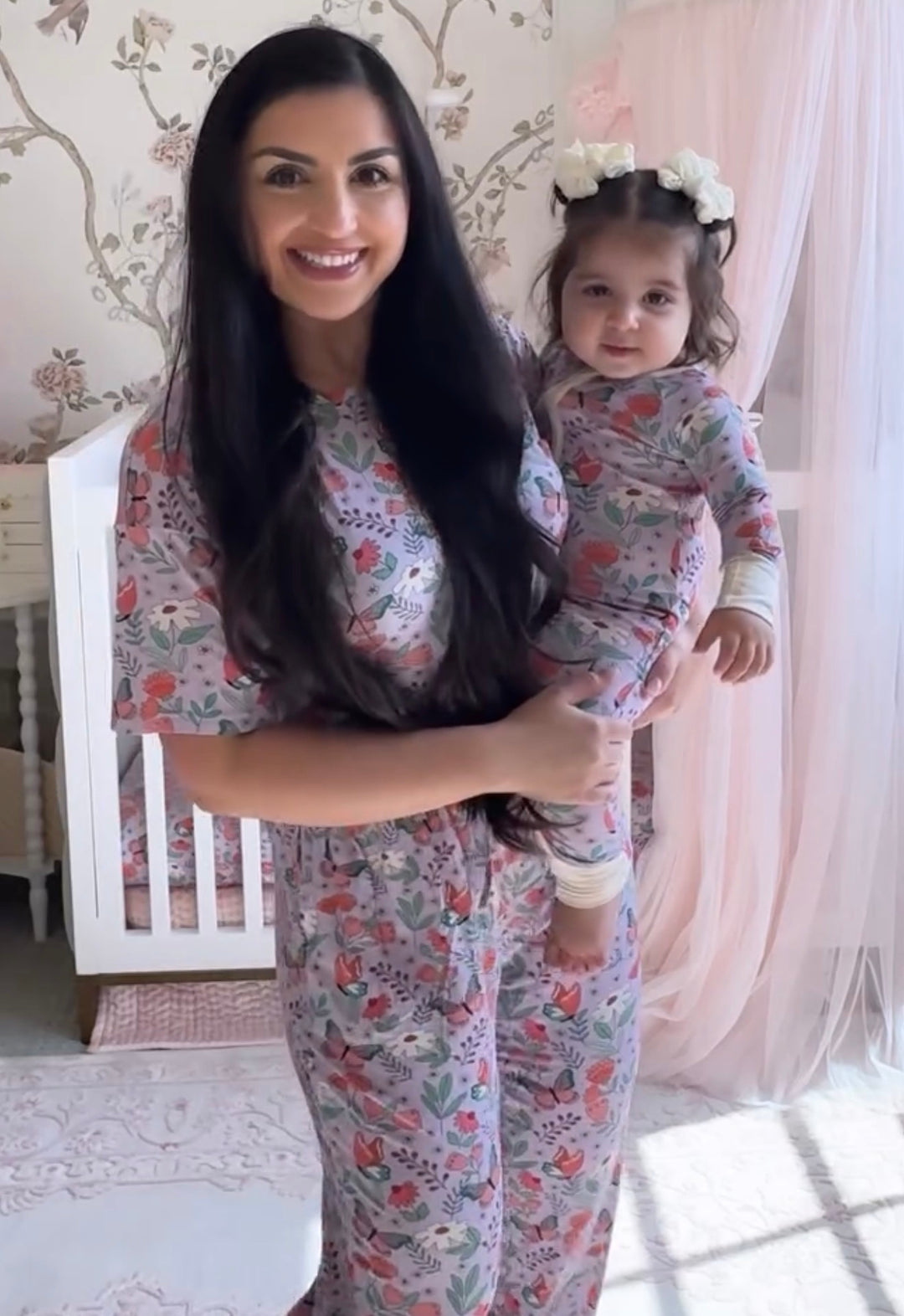 Blooming Love (Women’s Ruffle Long PJ Set)