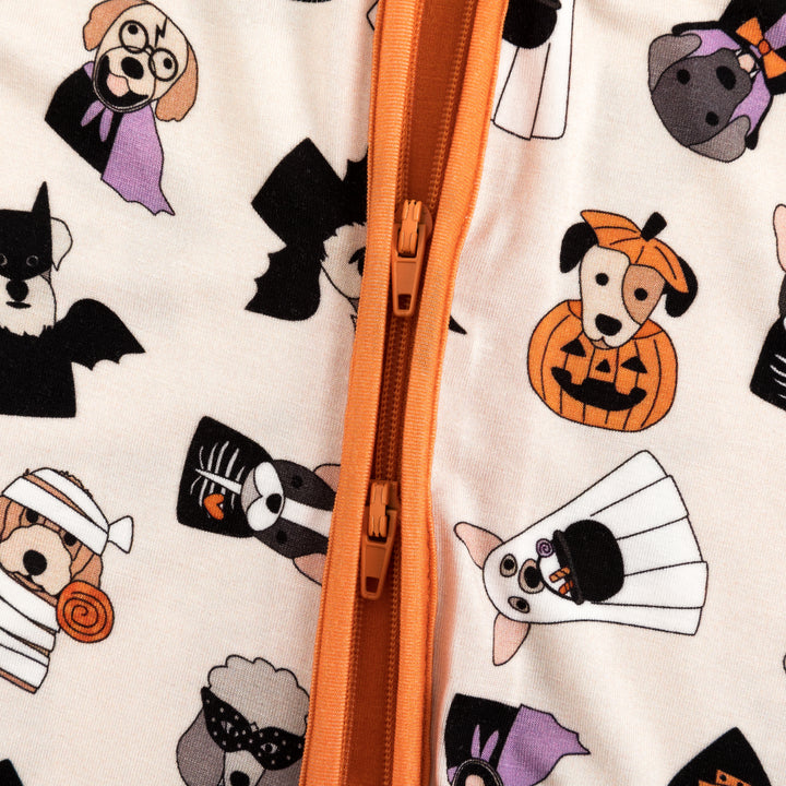 PREORDER - Bark & Treat (Convertible Zip Footies)
