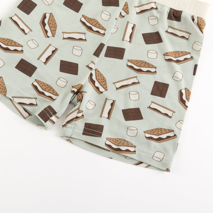 S'more to Love (Short PJ Set) - Blue