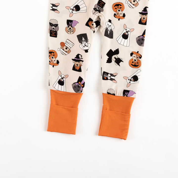 PREORDER - Bark & Treat (Convertible Zip Footies)