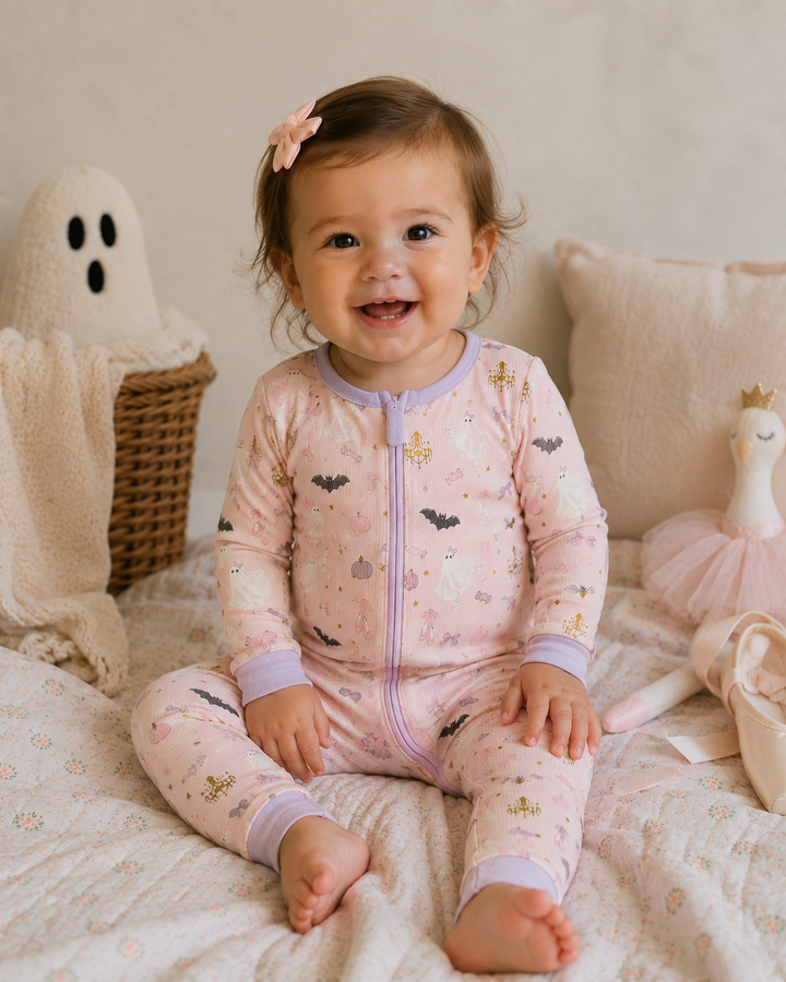Boo-tiful Ballet (Convertible Zip Footies)