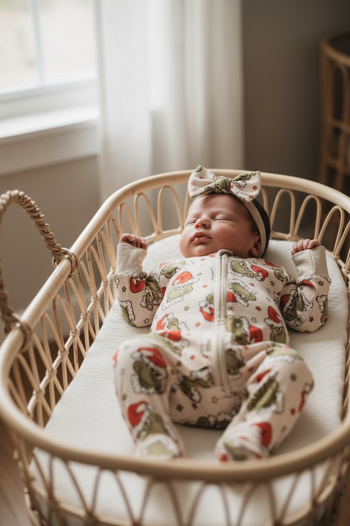 PREORDER - Grinchy Cheer (Bow Headband)