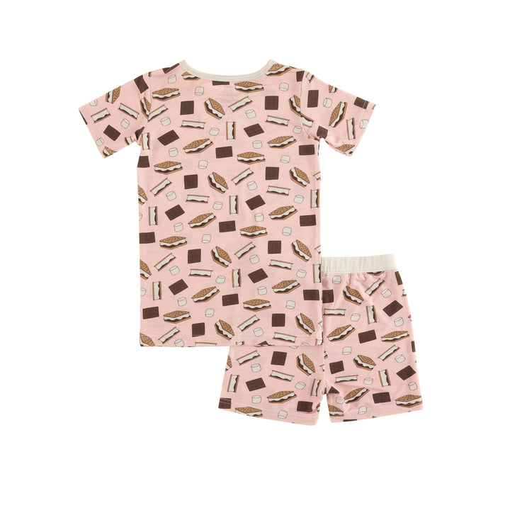 S'more to Love (Short PJ Set) - Pink