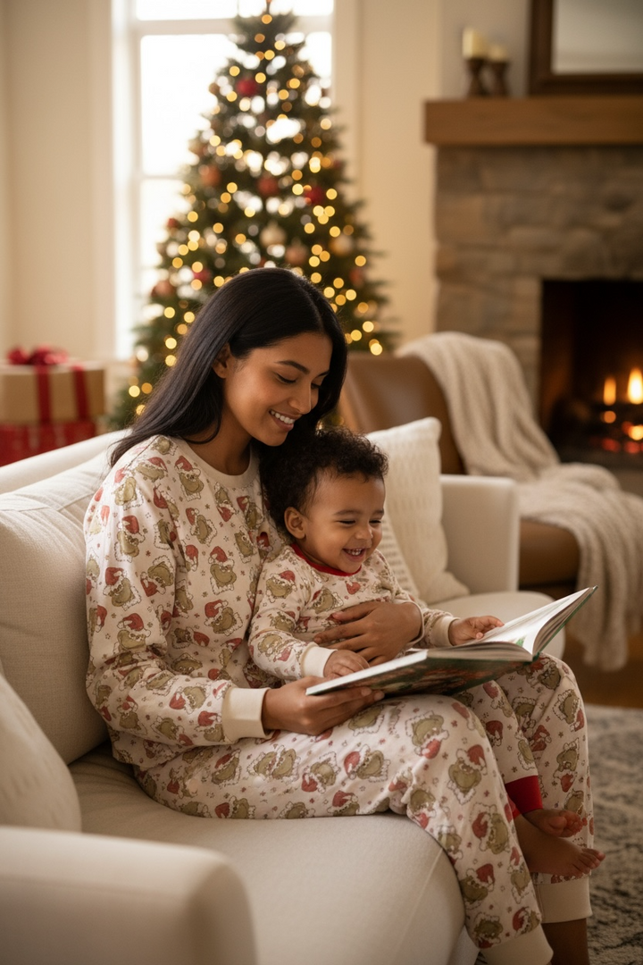 Grinchy Cheer (Women's Long Sleeve PJ)