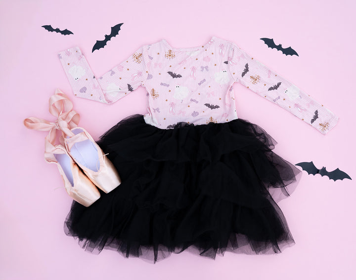 Boo-tiful Ballet (Long Sleeve Tutu Dress)